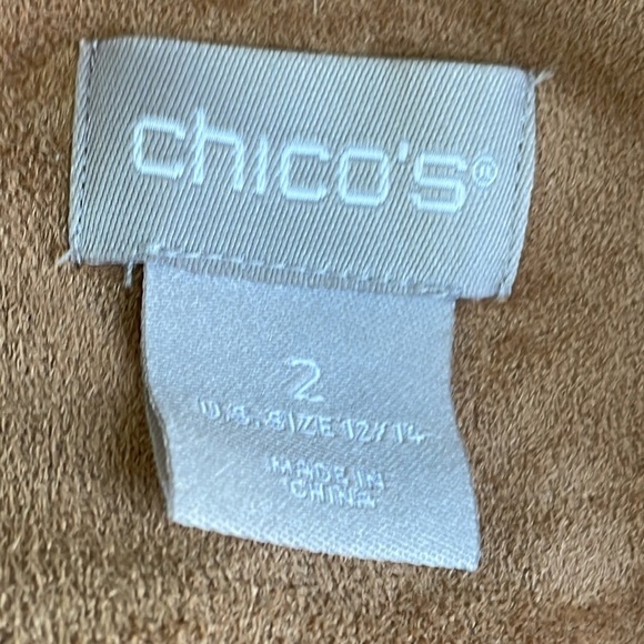Chico’s Faux-Suede Moto Jacket - Picture 8 of 10